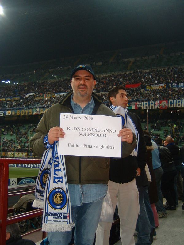 FABIO AL MEAZZA FA GLI AUGURI A SOLENOBIO