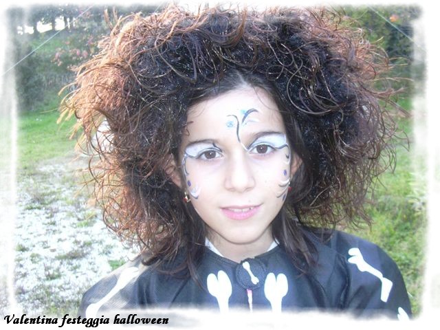 Valentina la figlia di Pina festeggia halloween