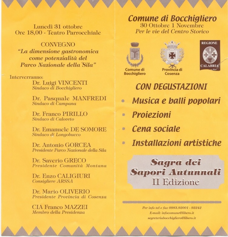 Seconda edizione della sagra autunnale