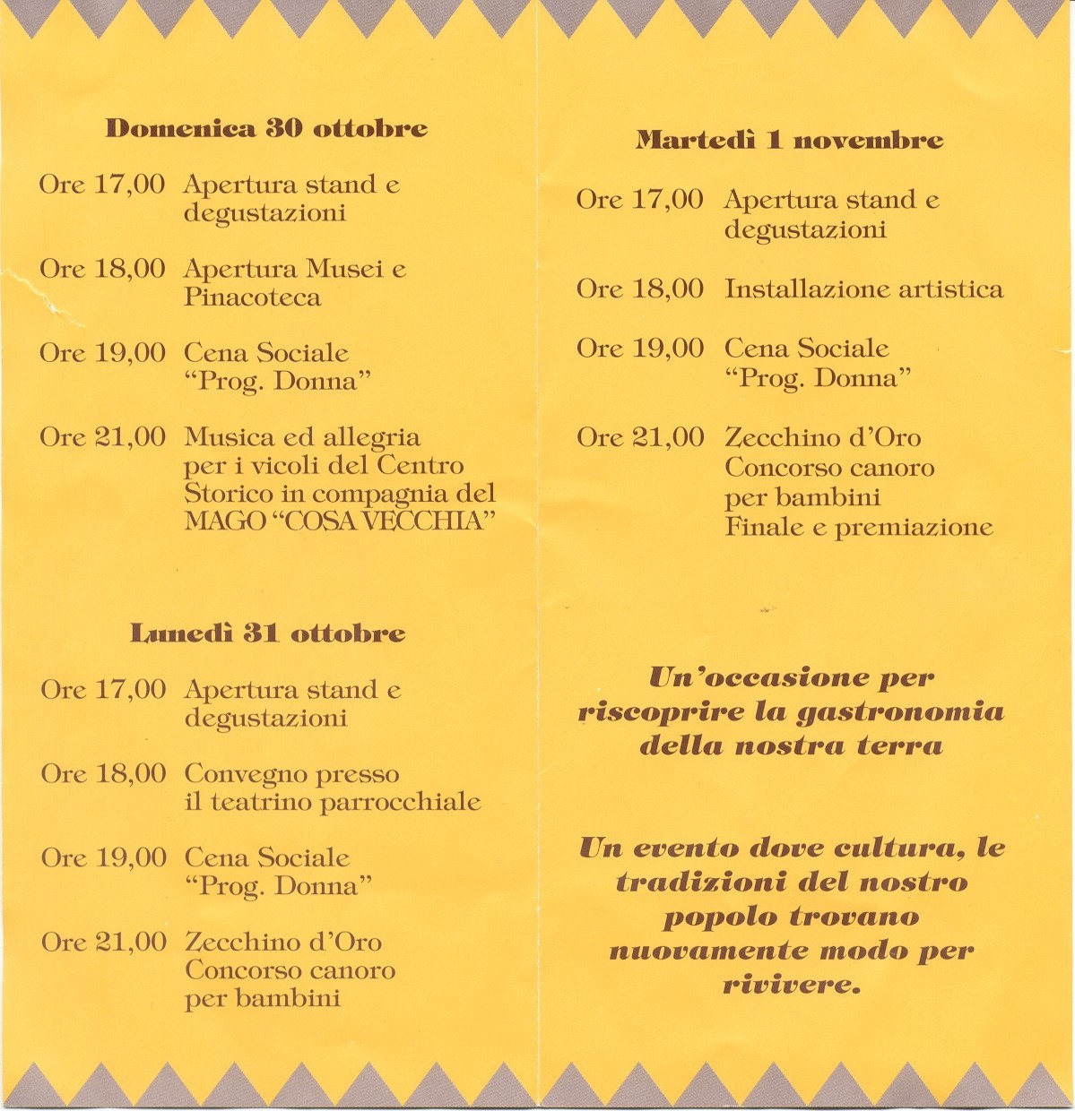 Seconda edizione della sagra autunnale